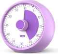 Visual Timer for Kids 60-Minute - Silent Analog Countdown Time Timer with Optional Alarm, Focus Tool for ADHD & Autism, Time Management for Homework, Chores, Office, Kitchen, Teaching & Study Routines