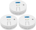 3 Packs, Smoke and CO Alarm,Smoke and Carbon Monoxide Detector,2 in 1,Smoke Detector Carbon Monoxide Detector Combo,85 db Alarm