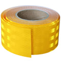 Non Fading Reflective Tape Yellow 3 inch, Outdoor Waterproof High Visibility Warning Industrial Marking Tape, Safety Stickers (68 feet)