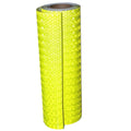 Fluorescent Yellow Reflective Tape Outdoor Waterproof 8 inch, High Visibility Warning Safety Industrial Marking Tape (11 feet)