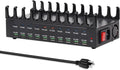 690W Charging Station for Multiple Devices, 20-Port USB C Fast Charging Station with Double 100W PD PPS Port, Multi Device Fast Charger Dock for MacBook Pro Laptop, iPhone, iPad, Tablet, Cell Phone