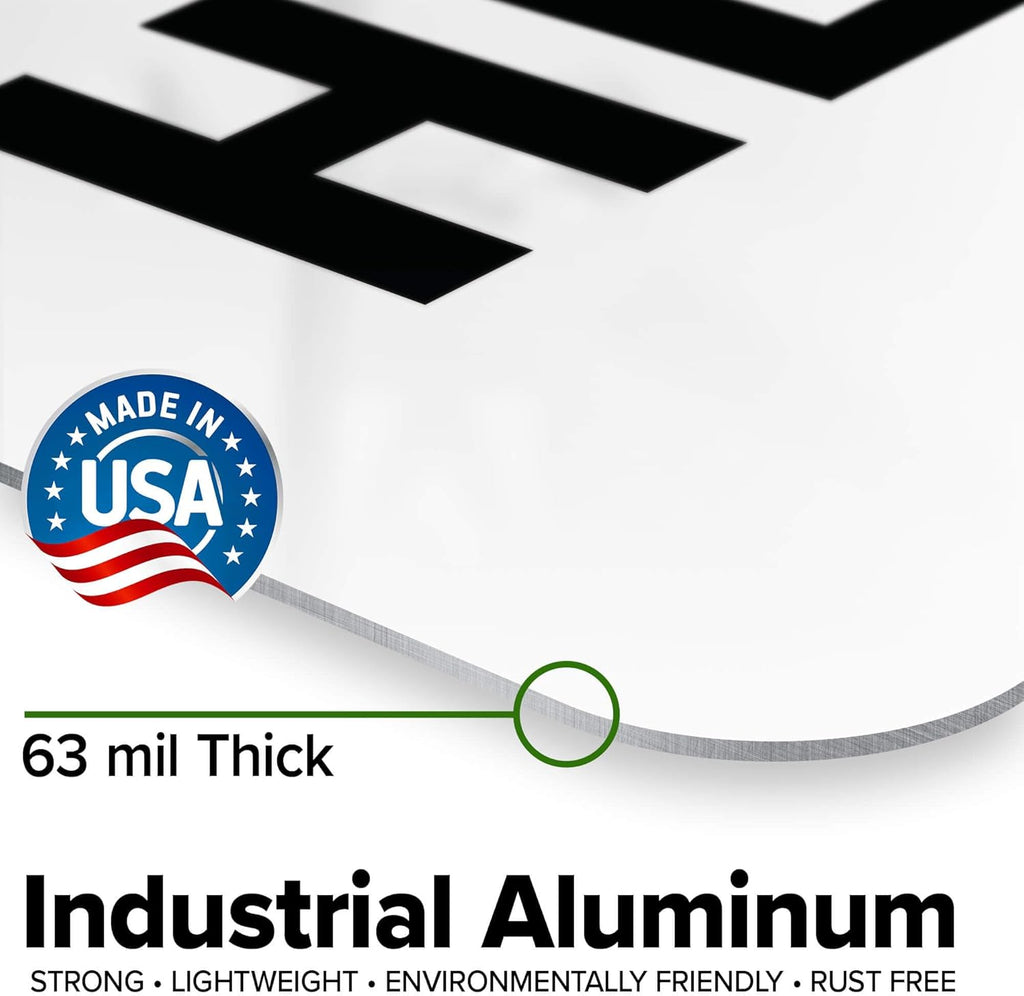 Custom Emergency Sign, OSHA Sign, 18x24 Inches, Rust Free .063 Aluminum, Fade Resistant, Made in USA by My Sign Center