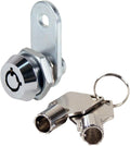 Kingsley Tubular Cam Lock with 3/8" Cylinder-Chrome Finish, Keyed Alike