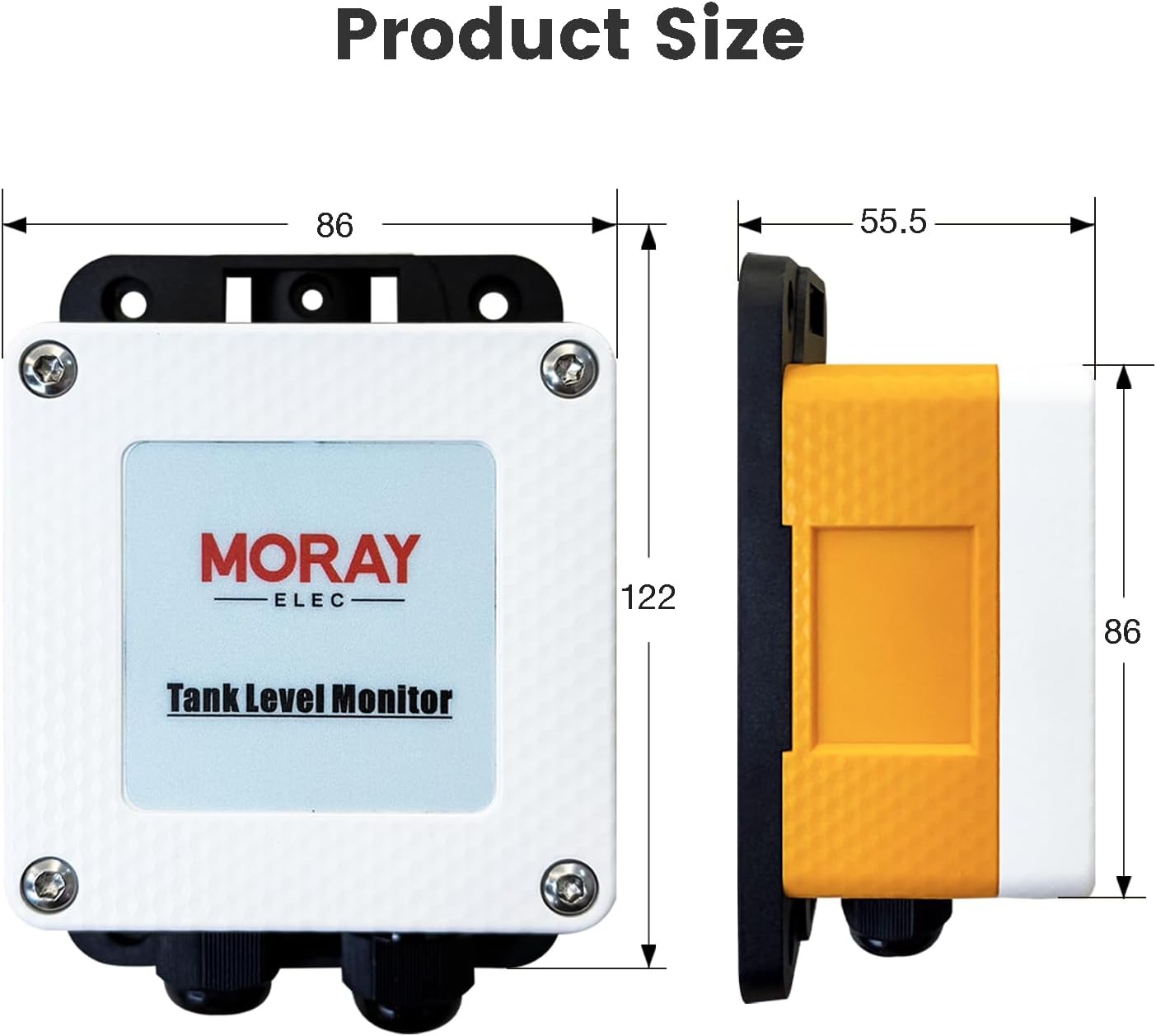 Moray Smart WiFi Water Level Sensor Water Level Transmitter Level Monitor Sensor , Gateway Automatic Alarm Indicator for Smart Life Mobile APP Smart Home Remote IP67 Waterproof (ME202R 5m)