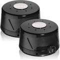 Yogasleep Dohm Classic 2-Pack Black | The Original White Noise Machine | Soothing Natural Sound from a Real Fan | Noise Cancelling | Sleep Therapy, Office Privacy, Travel