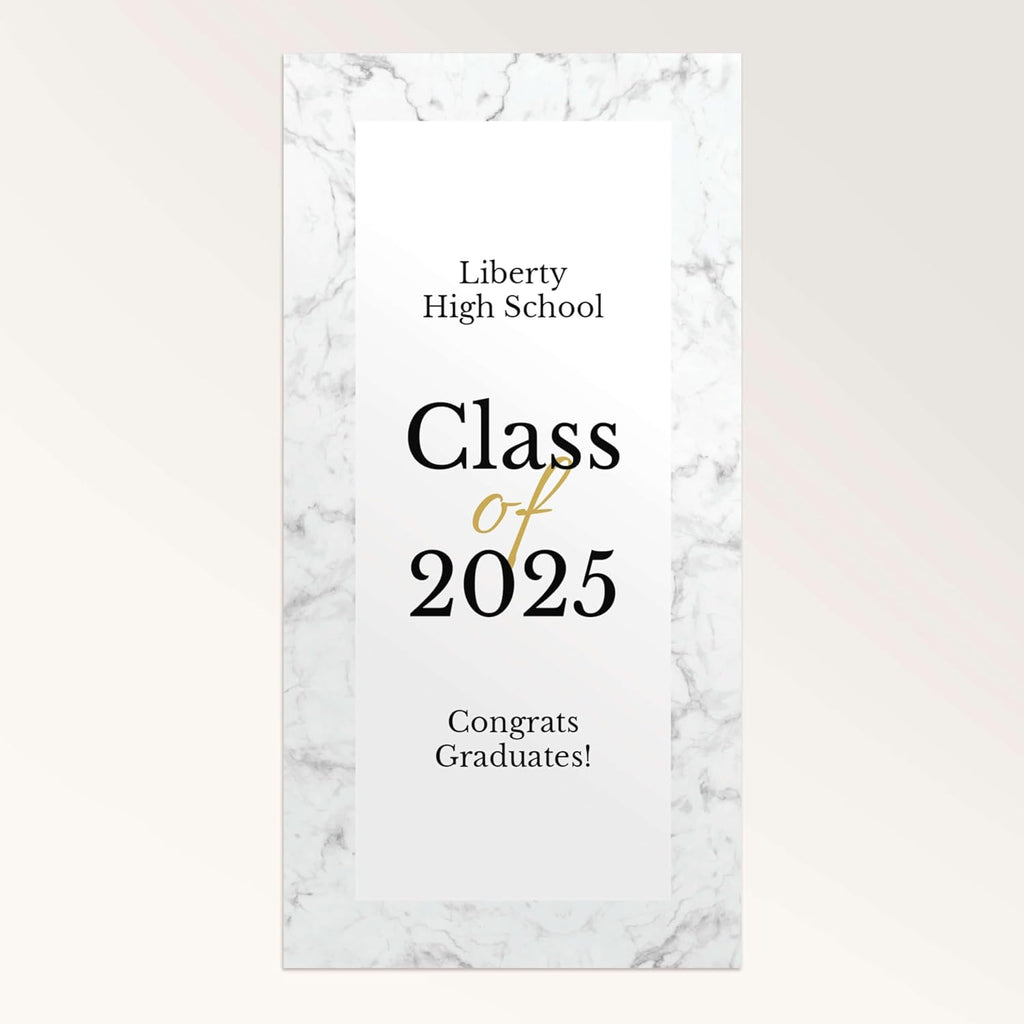 Staples Custom Scrim Vinyl Banner - 24W" x 36L" Quote Banner with 4 Grommets - Durable Outdoor Sign for Events, Promotions, and Business Advertising (Marble)