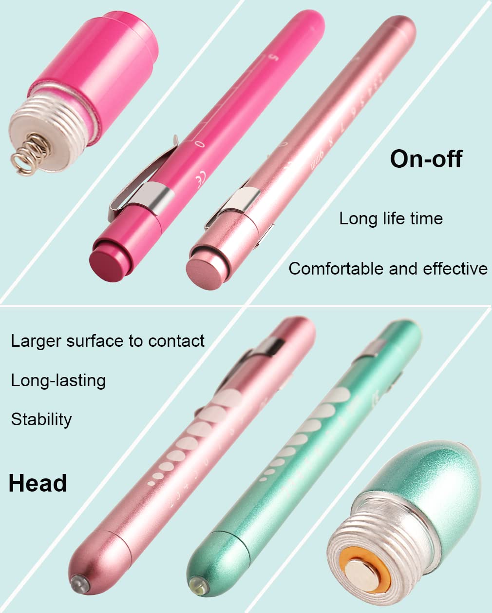 MEUUT 3 Pack Pen Lights for Nurses with 6 Batteries – Medical Penlights Nurse Accessories for Work, Perfect Nursing Student Essentials Medical Supplies for Nurses Doctors EMT Trauma