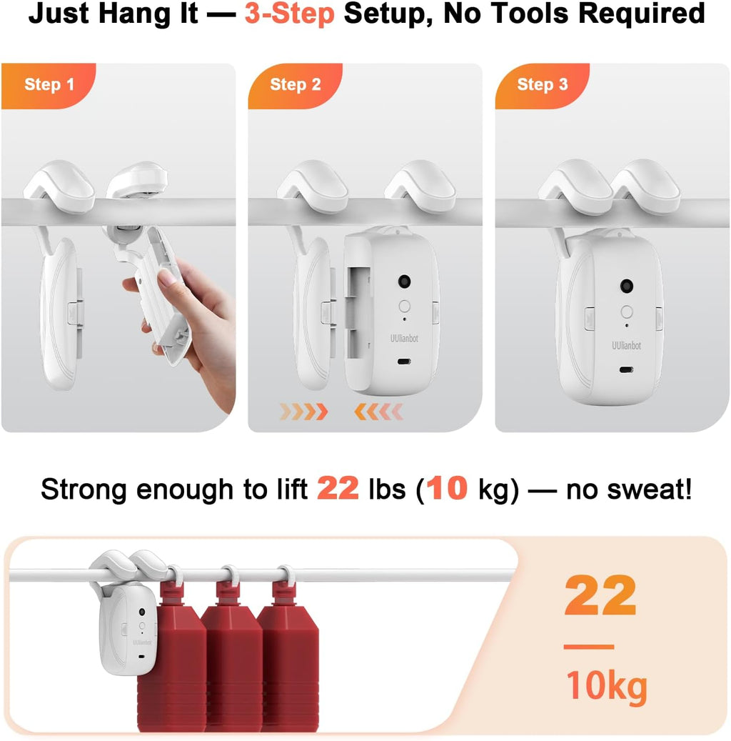 Automatic Curtain Opener - Gifts for Women and Men,Electric Curtain with Remote Smart Curtain Opener Electronic for Roman Rails