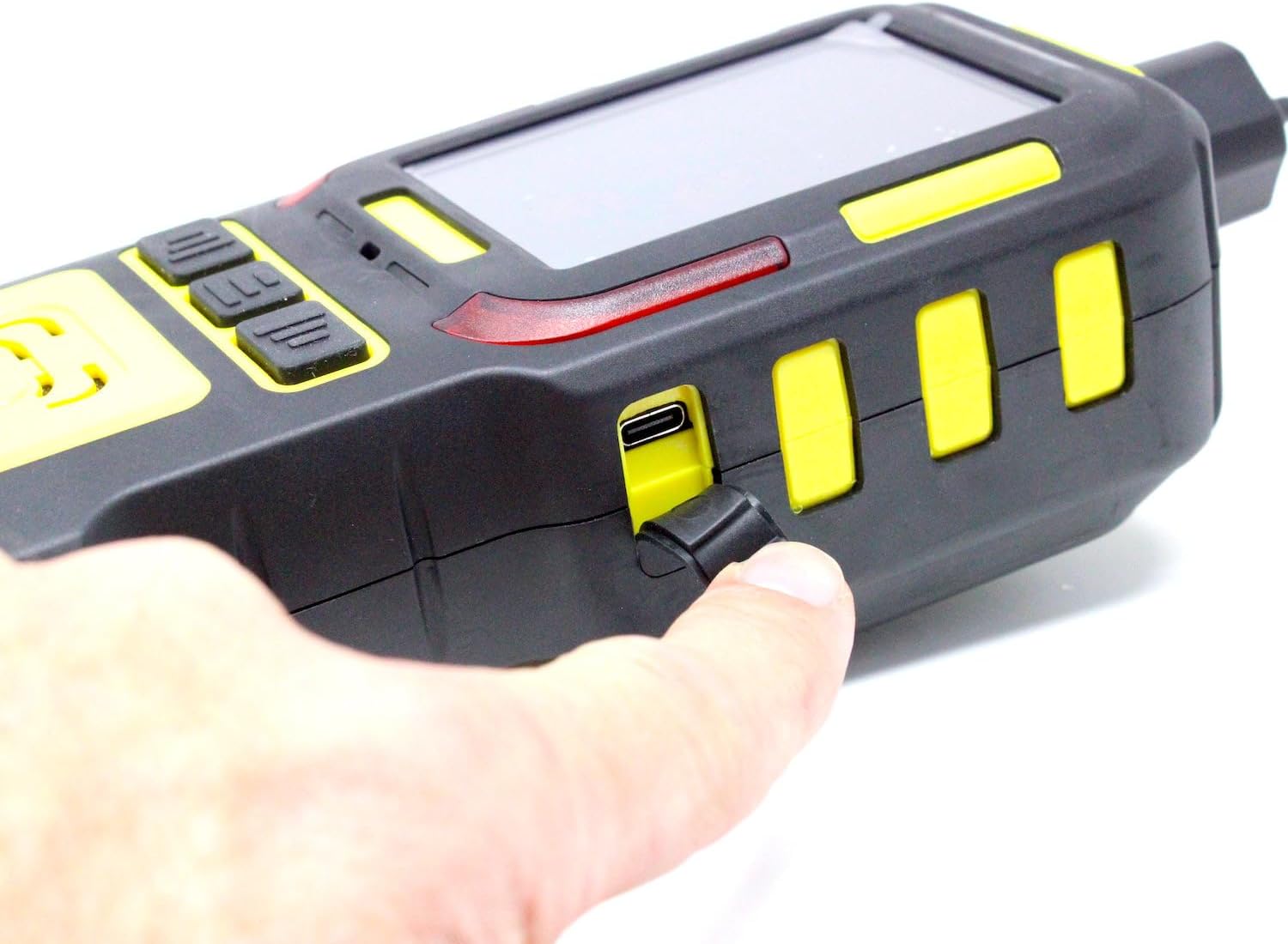 4 Gas Data Logger Monitor | Built-in Pump Multi Gas Meter | O2, CO, H2S, LEL | Color Display & Graphing | USA NIST Calibration | Computer Data Logging |