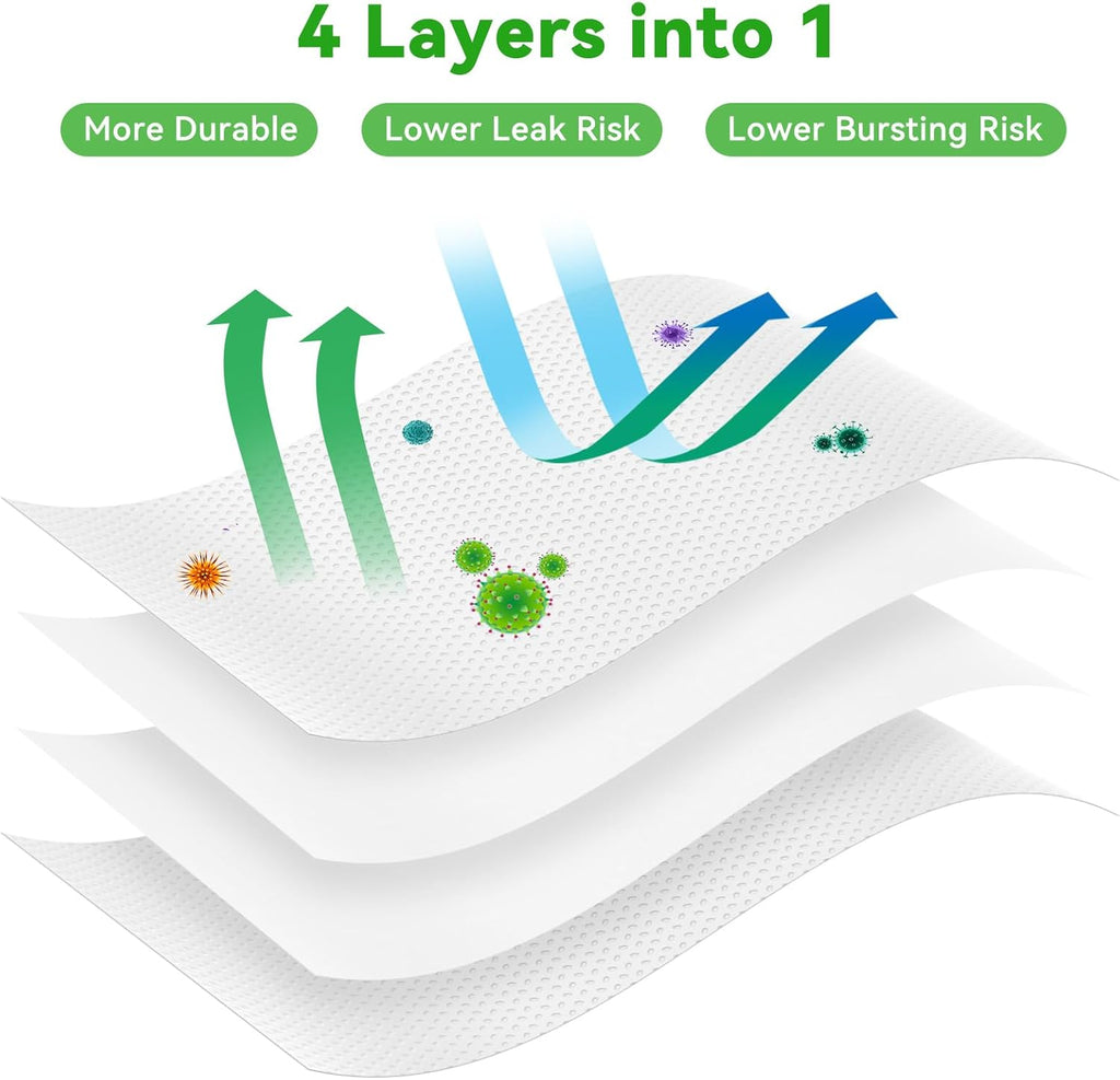 12 Pack Dirt Disposal Bags Compatible with Robotic Vacuum Cleaner i3, i3+, i7, i7+, i8, i8+, i4, i4+, i1, i1+, i6, i6+, j7, j7+, s9, s9 Plus, i & s j Series Vacuum Bags Bin Bags Replacement Parts