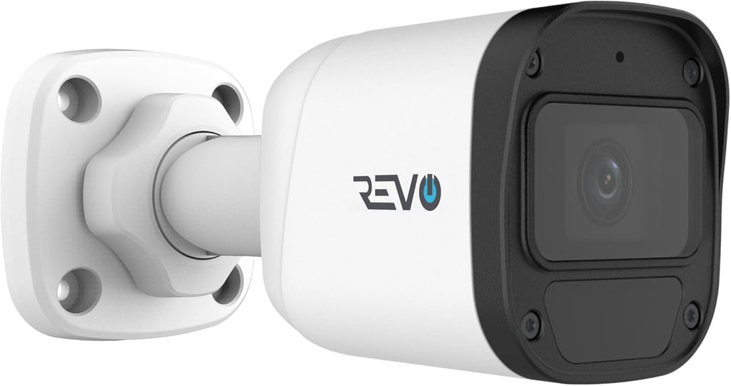 Revo Ultra Blue Series 8CH 4K POE H.265 NVR, 2TB & 6X 5 Megapixel Indoor/Outdoor IR Cameras with Built-in Mic – Remote Access Via Pc, Mac & Phone (No Monthly Fee)