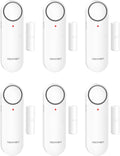 TECKNET Door Alarms When Opened, Window Door Alarm for Kids Safety, 2-in-1 Alarm & Chime, Door Sensor for Home Security, 3-Level Volume Control, Window Alarms for Garages, Apartment, 6Pcs