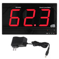 Hilitand Decibel Meter Sound Level Reader 18in LCD Display Classroom Noise Meter Wall Mounted Decibel Reader