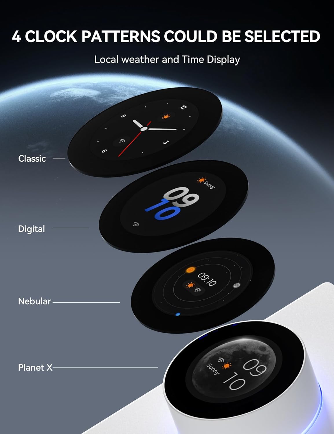 ELEGRP WiFi Smart Rotary Traic Dimmer with 1.8 inch TFT Display Screen, 3 Way, Needs Neutral Wire, 2.4GHz Wi-Fi, Compatible with Alexa and Google Home, No Hub Required, UL Listed, 1 Pack, White