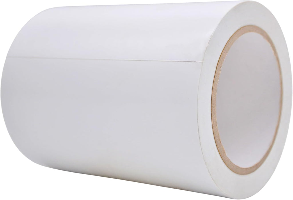 MAT Vinyl Marking Tape White - 6 inch x 36 yds. for Safety Floor Marking (School Gym, Restaurants, Warehouse), Dance Floor Splicing, Pinstriping Cars & Boats