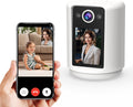 VSTARCAM Video Call Security Camera Indoor with 2.4 inch HD Screen, Pet Camera Monitor, One-Touch Call,Warm Light,360° PTZ, AI Detection,Plug in&Battery Powered,SD/Cloud Storage