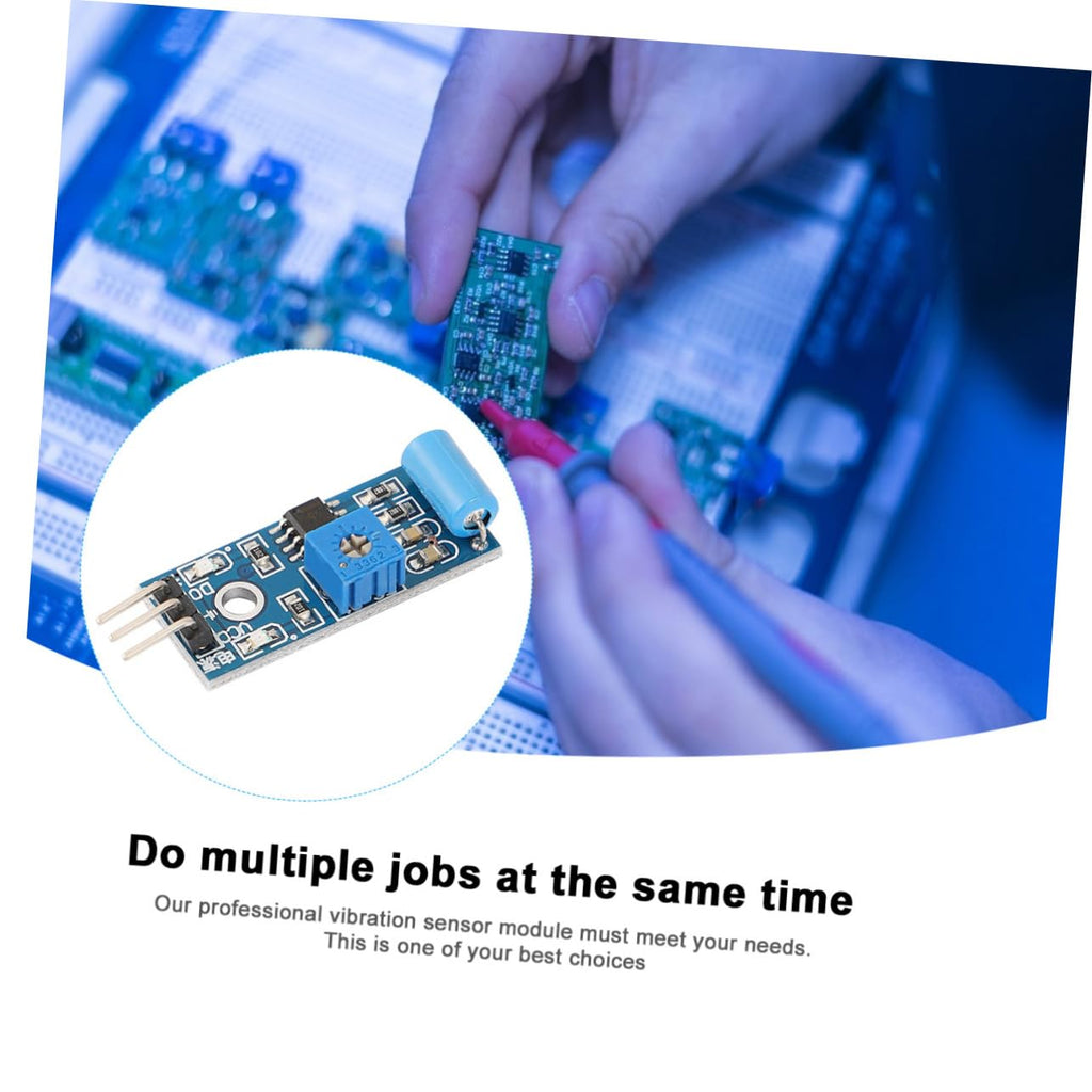 Luxshiny 10pcs Normally Closed Type Sensor Module Alarm System for Theft and Earthquake Detection Microcontroller Compatible Low Level Output Trigger