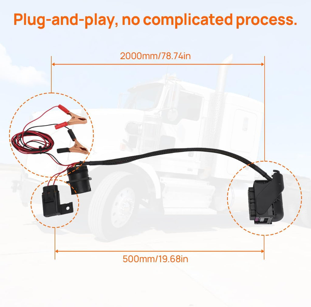 for Paccar MX13 EPA21 ECM Diagnostic Cable, Professional Heavy Duty Truck Engine Diagnostic Tool, Plug & Play Fault Testing Cable for Paccar MX13 Engines