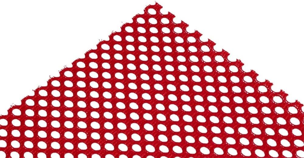 Mytee Products (16 Pack) 18"x18" Red Safety Flags for Truck Loads w/Dowel - DOT Compliant Jersey Mesh Warning Flags on Stick for Oversize Wide Load, Construction, Road Traffic, Pedestrian Signs