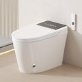 Smart Toilet with Bidet Built-In and Tank – Foam Shield, Heated Seat, Dual Flush, Warm Water & Dryer, Mutiple Clean Modes, Foot Sensor, Night Light, and Wireless Remote Control
