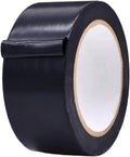 MAT Vinyl Marking Tape Black - 2 inch x 36 yds. for Safety Floor Marking (School Gym, Restaurants, Warehouse), Dance Floor Splicing, Pinstriping Cars & Boats
