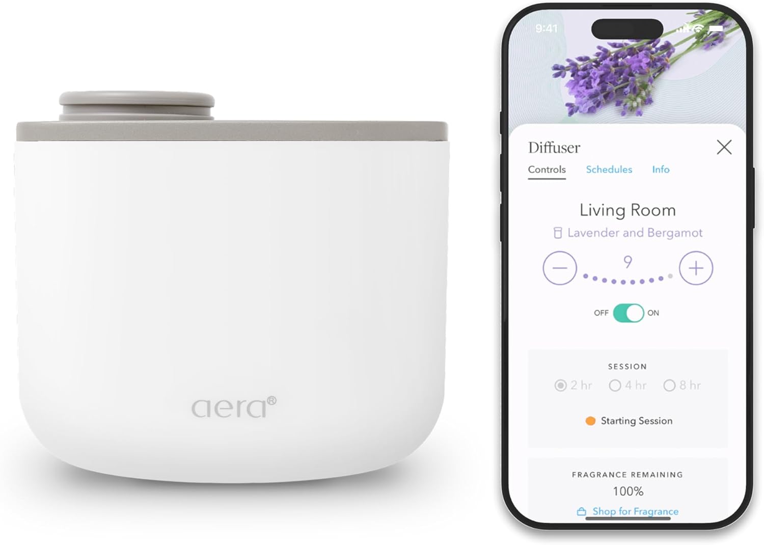 Aera Mini Home Fragrance Diffuser Plug-in: Smart Home App Aroma Control, Essential Oil & Aromatherapy, Hypoallergenic Scent Technology, Safe for Family & Pets, White (Scent Capsules Sold Separately)