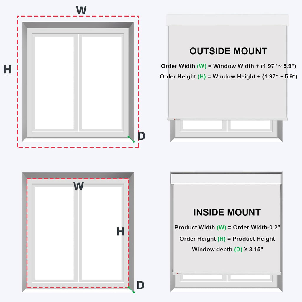 ZSTARR Motorized Smart Blind for Window,Automatic Blackout Roller Shade Compatible, with Remote Control, Child Safety Rechargeable Battery Blind with Valance,Customize (Dove Colour)
