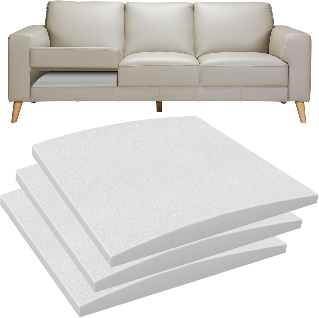Couch Cushions Support for Sagging Seat -20"X 20"Curved Foam Sofa Cushion Support Board,Grey Couch Supporterfor Under The Cushions,Set of 3