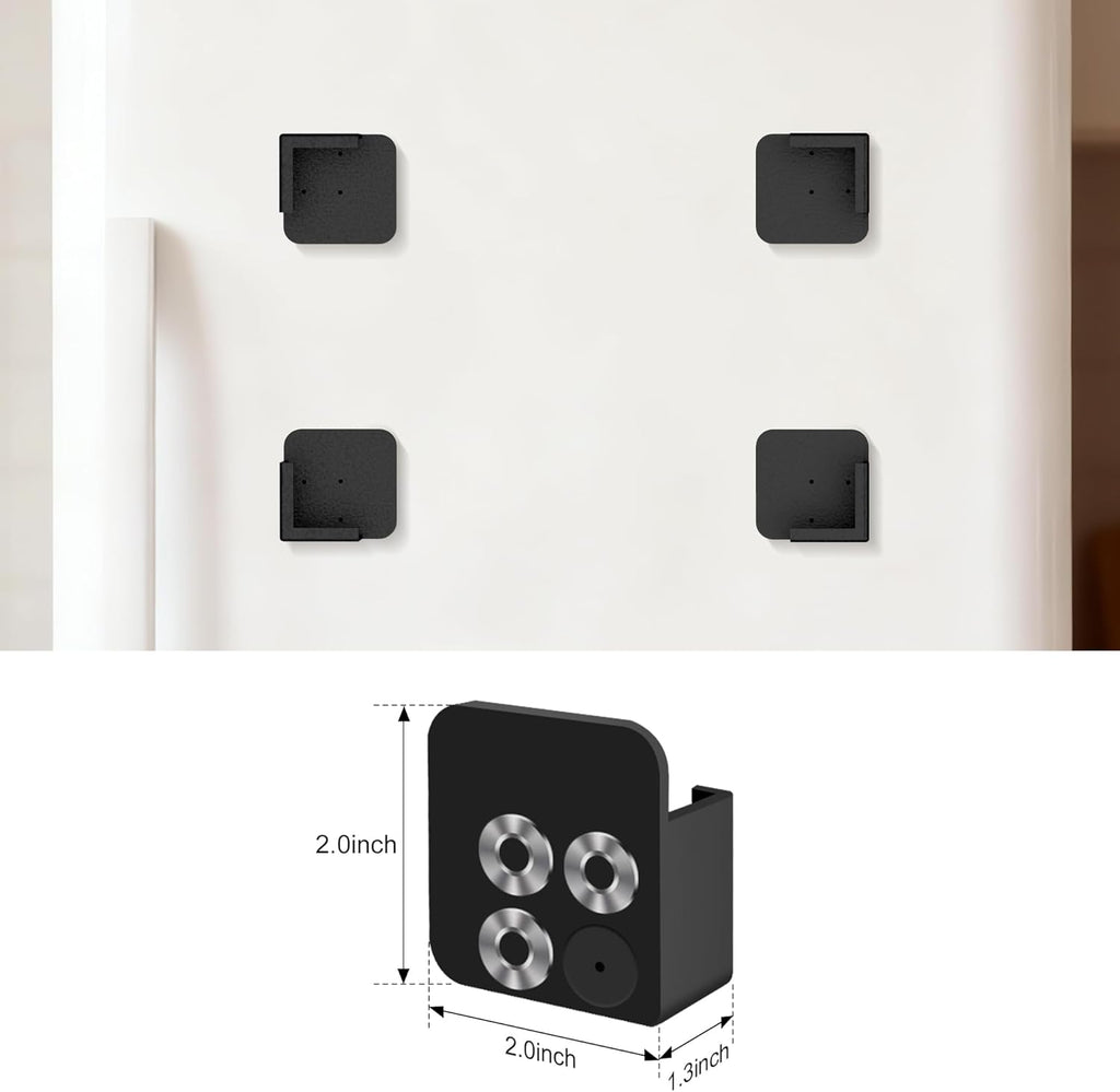 KPCB Tech 4 PCS Magnetic Corners for Most Digital Picture Frames, Electronic Photo Frame Accessories with Strong Magnets, Easy Mounting on Refrigerator & Any Magnetic Surfaces