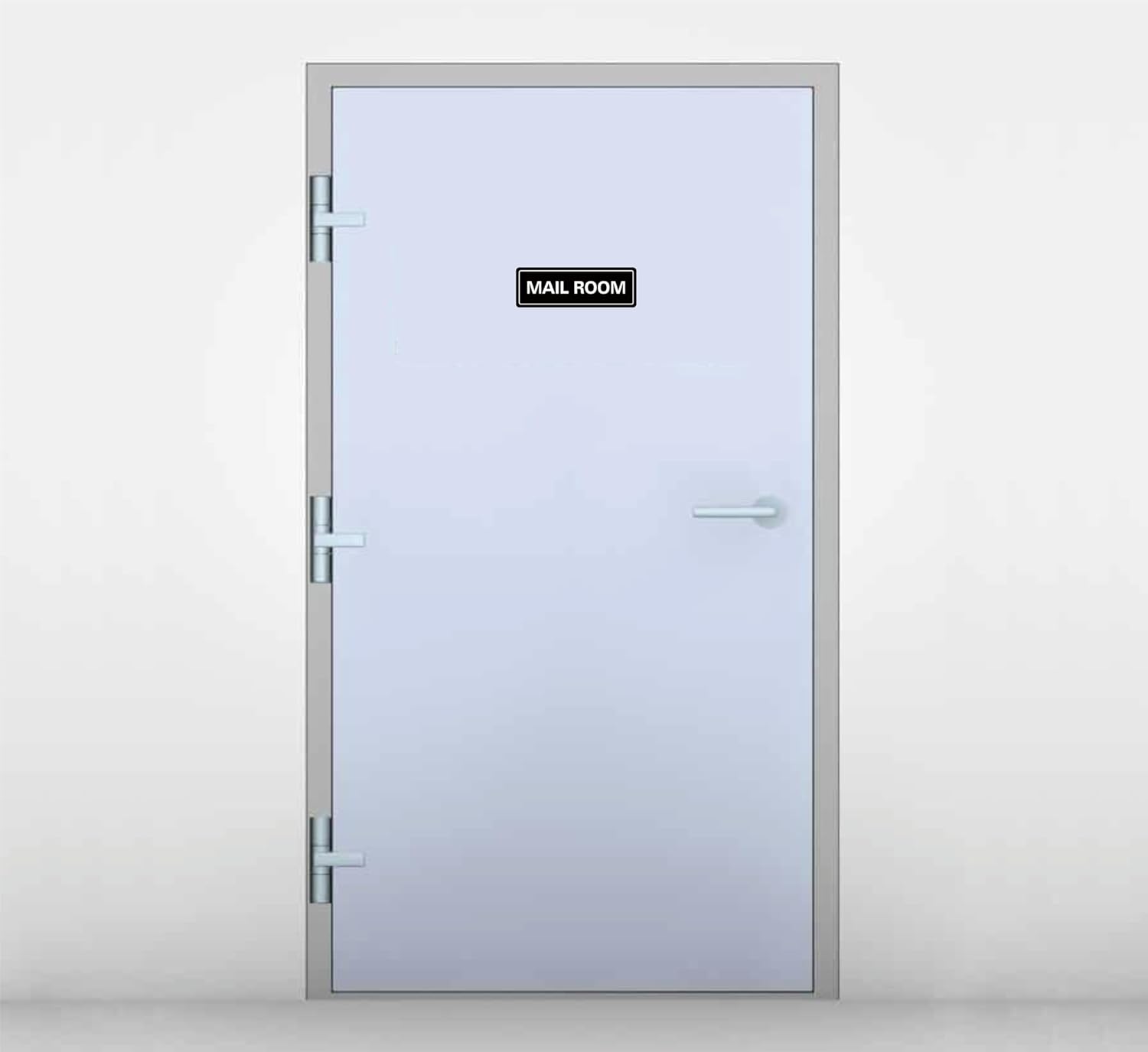 Mail Room Sign – Premium Frosted Acrylic Material, Strong Self-Adhesive, Quick Installation, Suitable For Your Office, Hotel, Bar, Restaurant And Home(9 × 3 Inches, Black)