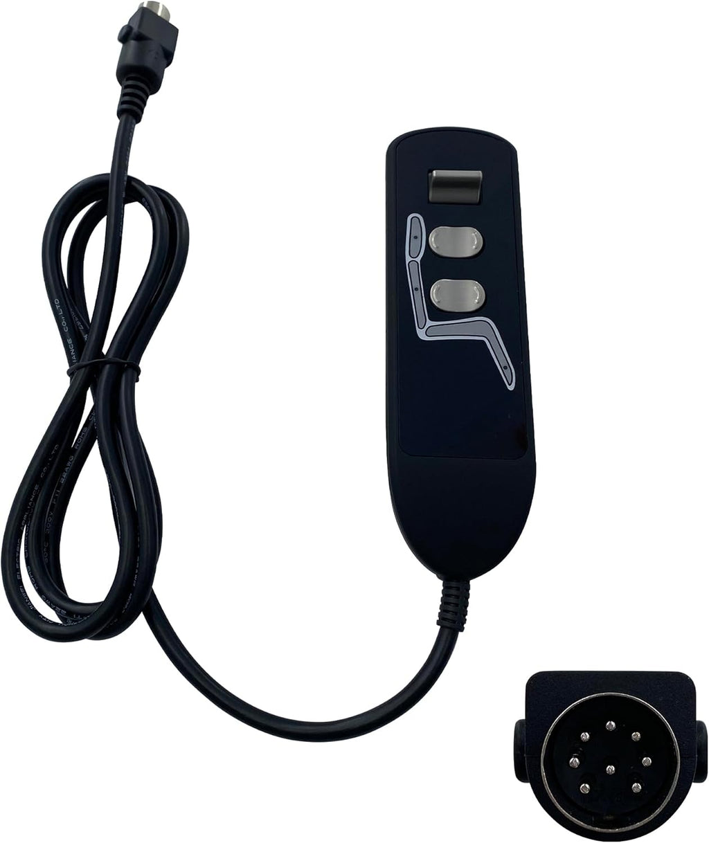 8 Male Pin Remote Kaidi Model KDH129F-001 Lift Chairs Power Recliner Hand Control Replacement
