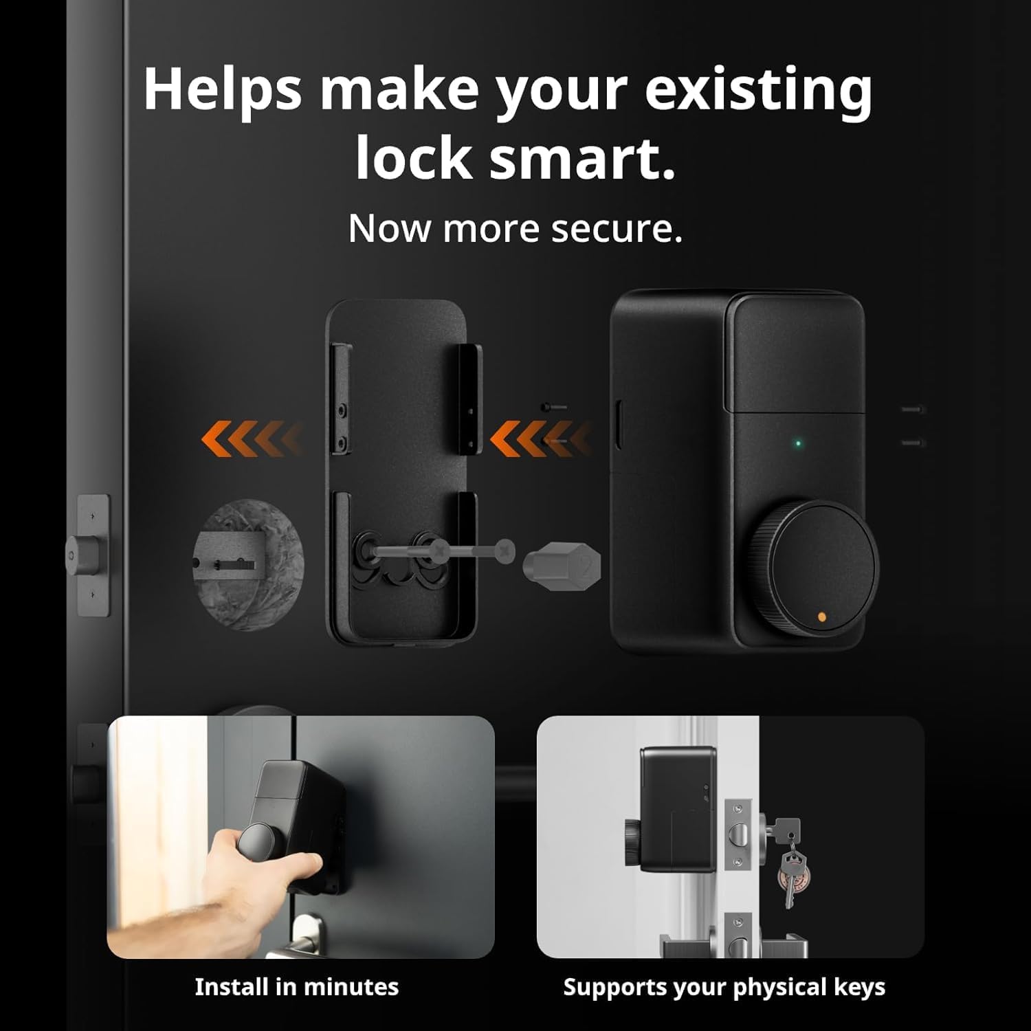 SwitchBot Smart Lock Pro(Silver) & SwitchBot Hub Mini Smart Remote