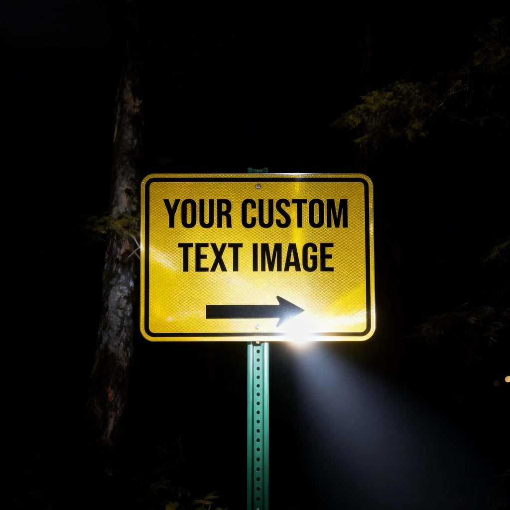 Custom Metal Sign, Personalized Signs for Business, Workplace, Home, 18x14 Inches, Engineer Grade Reflective Opion, Rust Free Aluminum, UV Ink Printing