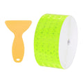 PATIKIL 2 Inch x 82 ft Reflective Tape, 1 Roll Waterproof Self Adhesive High Visibility Caution Warning Safety Tape Reflector with Scraper for Trucks Trailers Cars, Bright Green