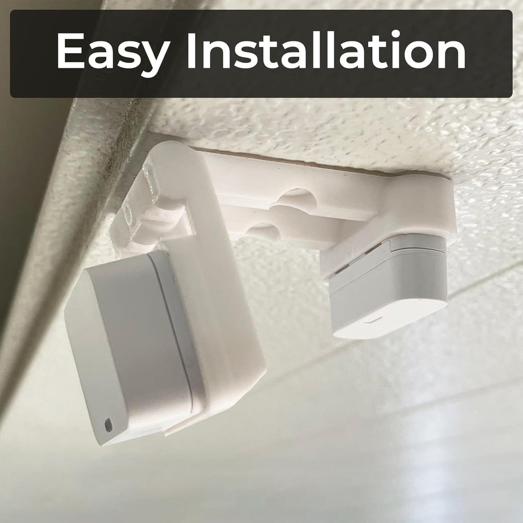 Garage Door Bracket/Mount for SimpliSafe Alarm Entry Sensors - Quick Installation & More Protection for Your Garage Door (1 Pack)