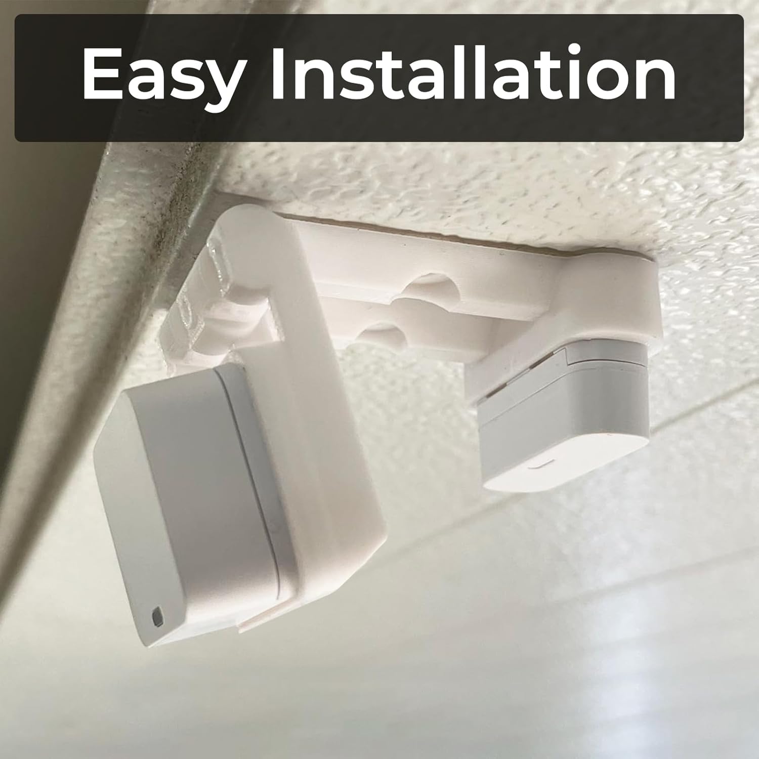 Garage Door Bracket/Mount for SimpliSafe Alarm Entry Sensors - Quick Installation & More Protection for Your Garage Door (1 Pack)