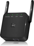 2026 Fastest WiFi Extender Signal Booster Covers 10000 Sq.ft and 80 Devices | 2.4GHz High Speed WiFi Repeater with Ethernet Port - Eliminate Dead Zones with Wireless Internet Booster for Home