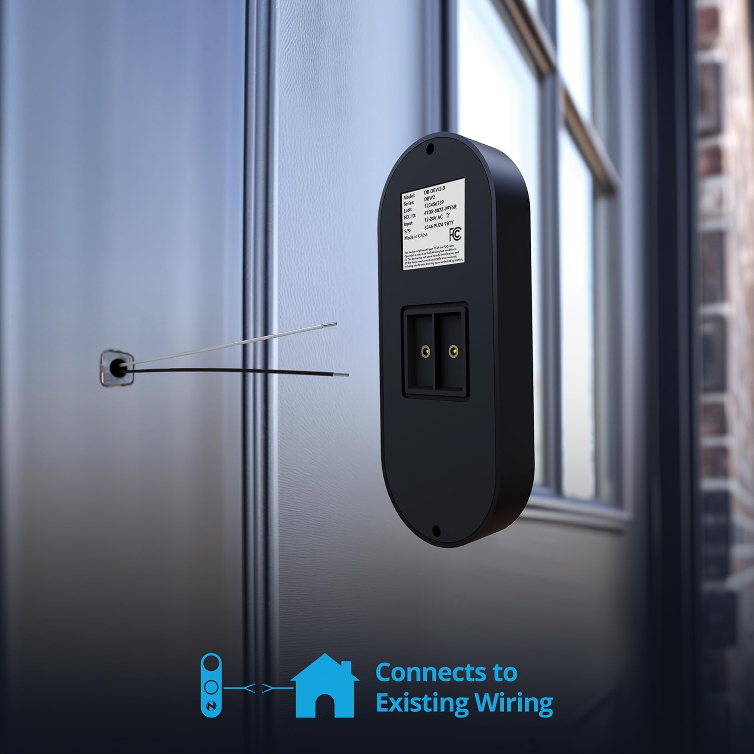 Night Owl 1080p Video Doorbell with Mount and Wireless Chime