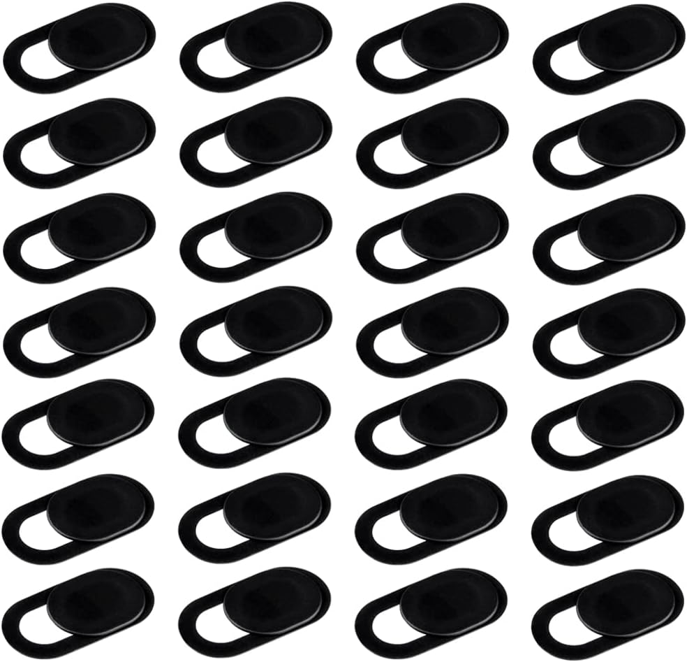 Mesee 50 Pieces Webcam Cover Slider, 0.027-Inch Ultra Thin Web Camera Protective Privacy Covering Slide Stickers for Computer, Laptop, MacBook Pro/Air, iPhone, Tablet, PC, iPad, iMac