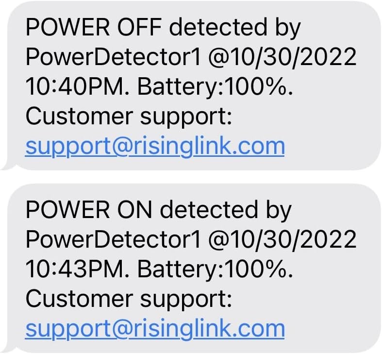 Power Failure Alarm, Power Failure Detector, with Text Message, Email, and Audio Alerts(2nd Generation)