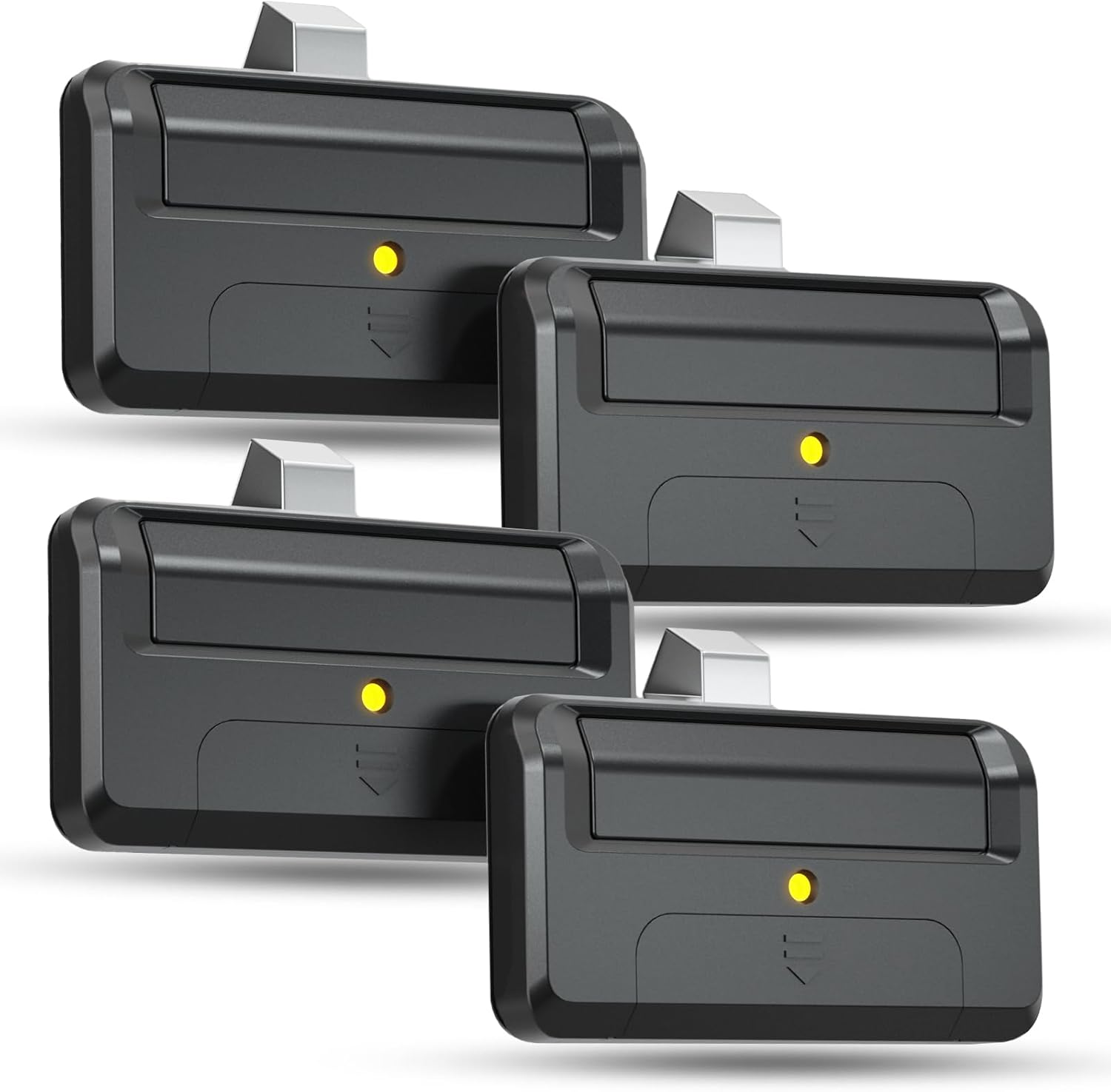 Upgrade 811LMX MC Gate Opener Remote Replacement for Liftmaster 811LMX / 811LM 1 Button Remote Control, for Liftmaster 850LM 860LM Star1000 Receiver, Security+ 2.0 315MHz 390MHz, 12 Dip Switch 4 Pack