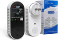 Natural Gas Detectors &Plug in Carbon Monoxide Detector， 4 in 1 Co and Gas Detector Temp Humidity Monitor，Propane, LPG, Gas Detector for Home，Kitchen,Hotels，RV.（2 Pack）