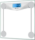 Etekcity Digital Body Weight Bathroom Scale, Large Blue LCD Backlight Display, High Precision Measurements,6mm Tempered Glass, 400 Pounds