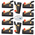 10pcs Single Knife Switch:Used for Physics Laboratory,School Electronic Experimenting,Great for Demos Teaching Basic Principles of Electricity & How a Simple Circuit Works