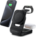 3 in 1 Charging Station for iPhone - Wireless Charger for Apple Products Multiple Devices - Charging Dock Stand for AirPods (for iPhone 17 16e 16 15 14 13 pro 12 11 X Max)