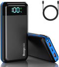 Portable Charger Power Bank 52800mAh Powerbank PD 30W and QC 4.0 Fast Charging Built-in Bright Flashlight LED Display 2 USB 1Type-C Output External Battery Pack for iPhone,Samsung