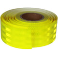 Non Fading Fluorescent Yellow Reflective Tape Outdoor Waterproof 3 inch Wide, High Visibility Warning Safety Industrial Marking Tape (168 feet)