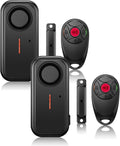 HENDUN Door Chime when Opened, Exterior Door Alarm with Remote, IP66 Waterproof Indoor/Outdoor Home Security Sensor (2 pack)