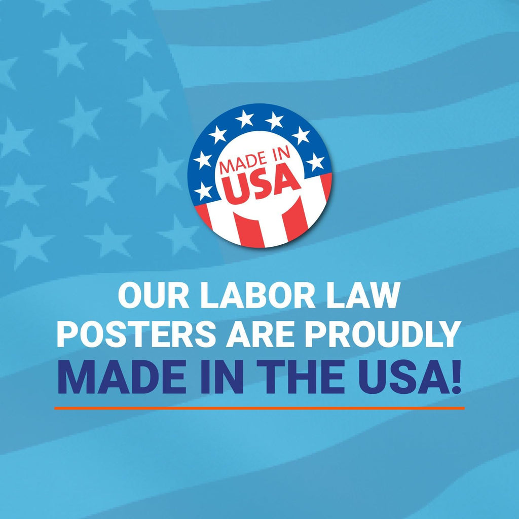 2025 Washington State and Federal Labor Law Poster - OSHA Workplace Compliant - Mandatory Regulations Posting for Employees - All-in-One Required Compliance Posting 16" x 40" - Laminated (English Poster)