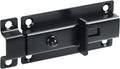 Alise Slide Bolt Gate Latch,Spring-Automatic Barrel Bolts Latches Safety Door Lock,Gate Hardware for Inside Door Fence Toilet Barn Pet Doors,Stainless Steel Black Bolt Latches,MS3000-B